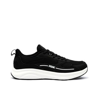 BASKET RUNNING PEAK HOMME BLACK WHITE